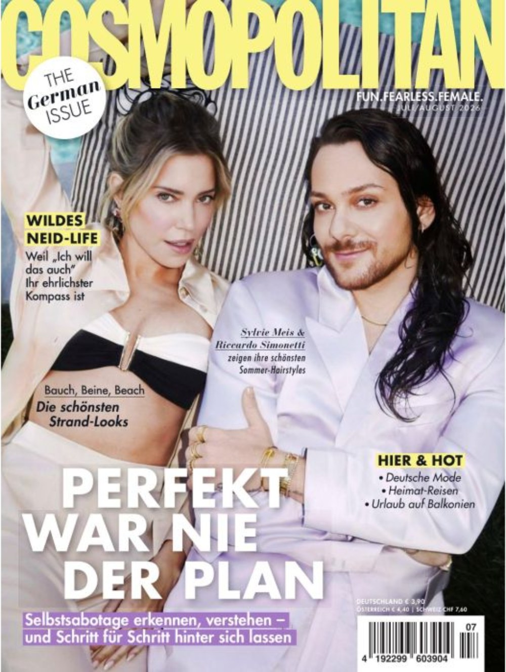 Cosmopolitan Pocket Magazin Deutschland 2026-07+08 Sylvie Meis Riccardo Simonetti