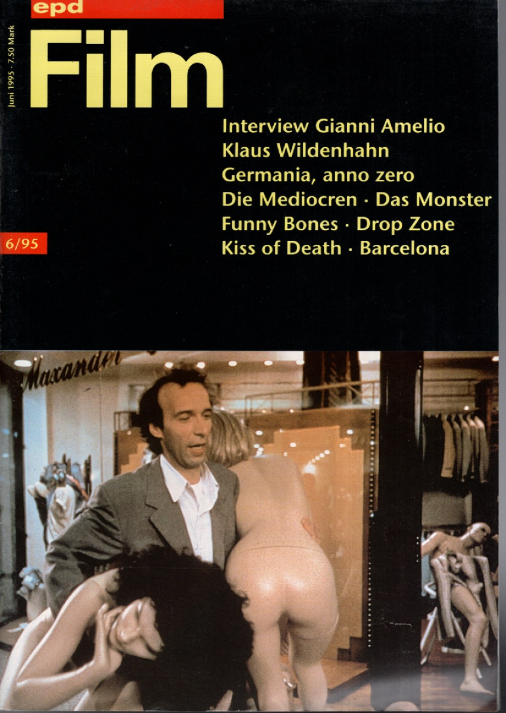 EPD Film Magazin Deutschland 1995-06 Roberto Benigni Gianni Amelio Klaus Wildenhahn