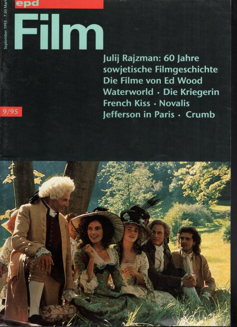 EPD Film Magazin Deutschland 1995-09 Nick Nolte Greta Scacchi Julij Rajzman Ed Wood