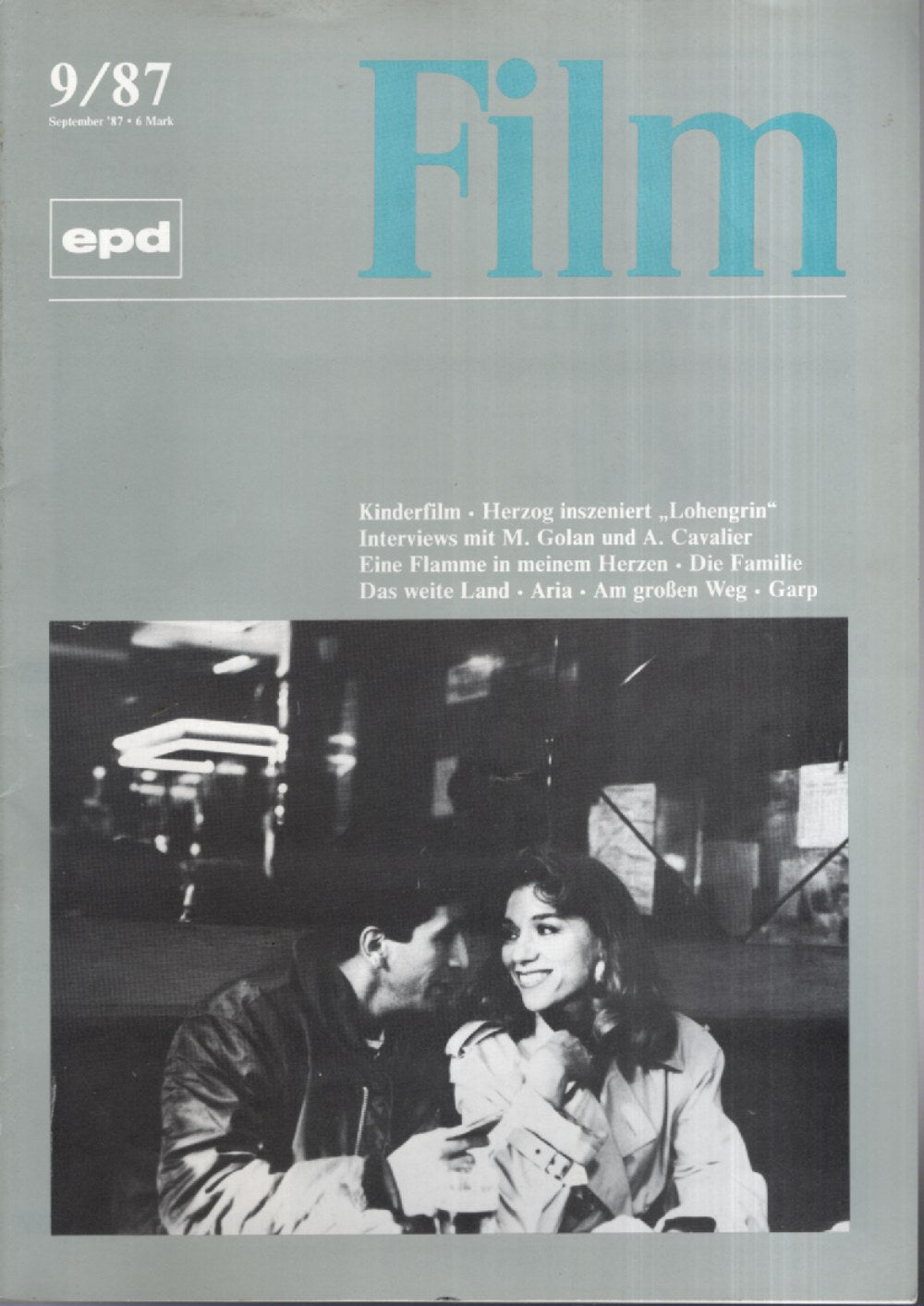 EPD Film Magazin Deutschland 1987-09 Myriam Mézières Benoît Régent