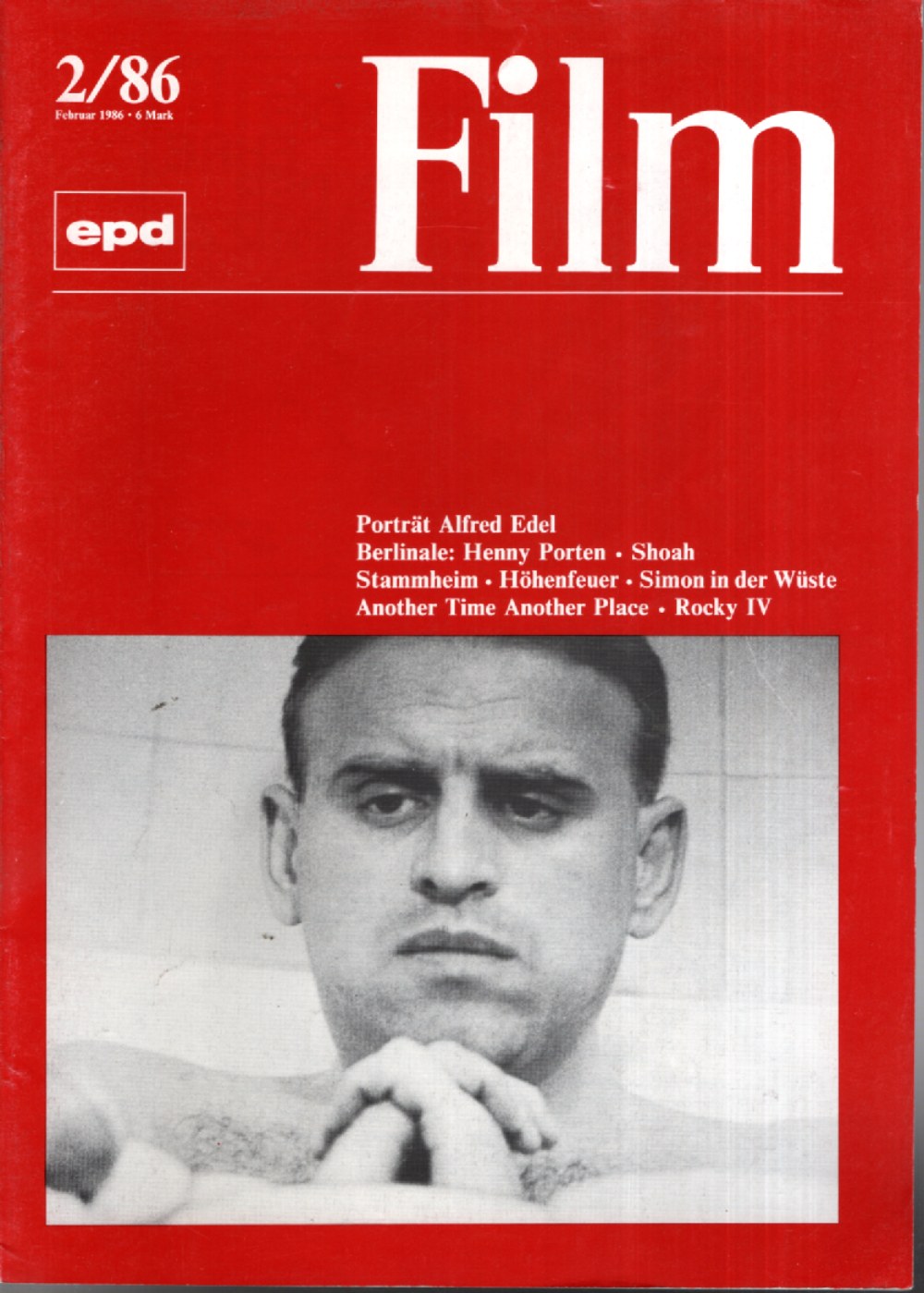 EPD Film Magazin Deutschland 1986-02 Alfred Edel Henny Porten
