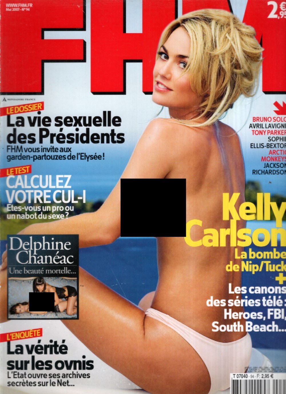 FHM Magazin Frankreich 2007-05 Kelly Carlson #94