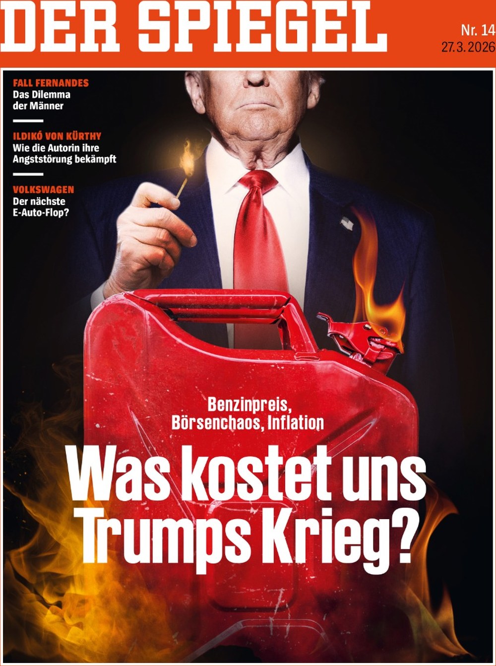 Der Spiegel Magazin Deutschland 2026-14 Donald Trump