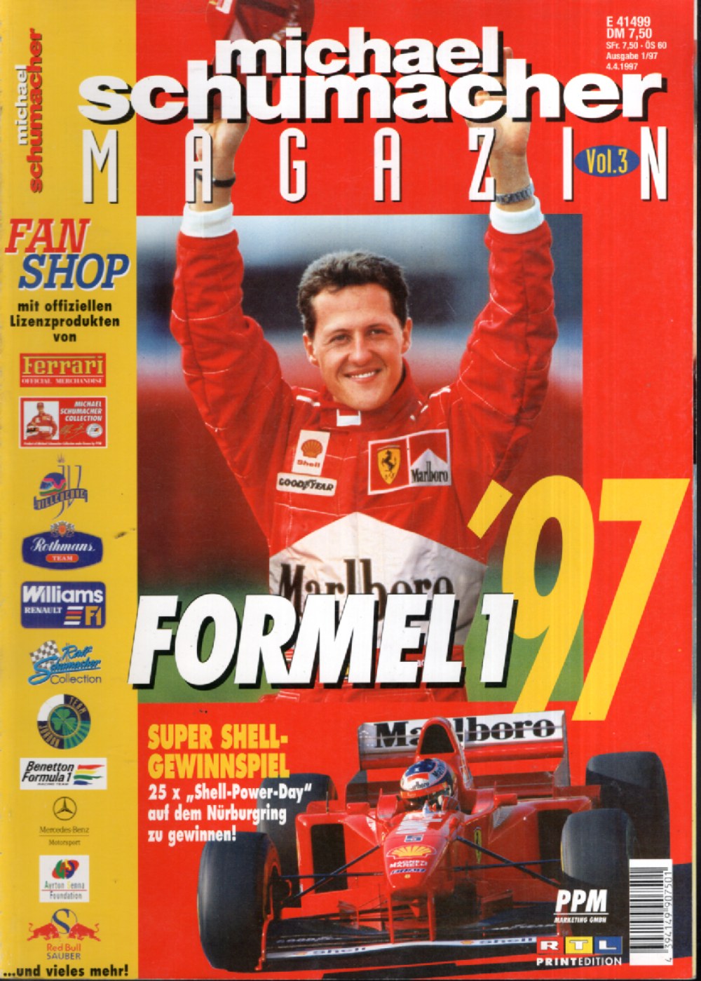 Michael Schumacher Magazin Deutschland 1997 #3 Michael Schumacher Ferrari