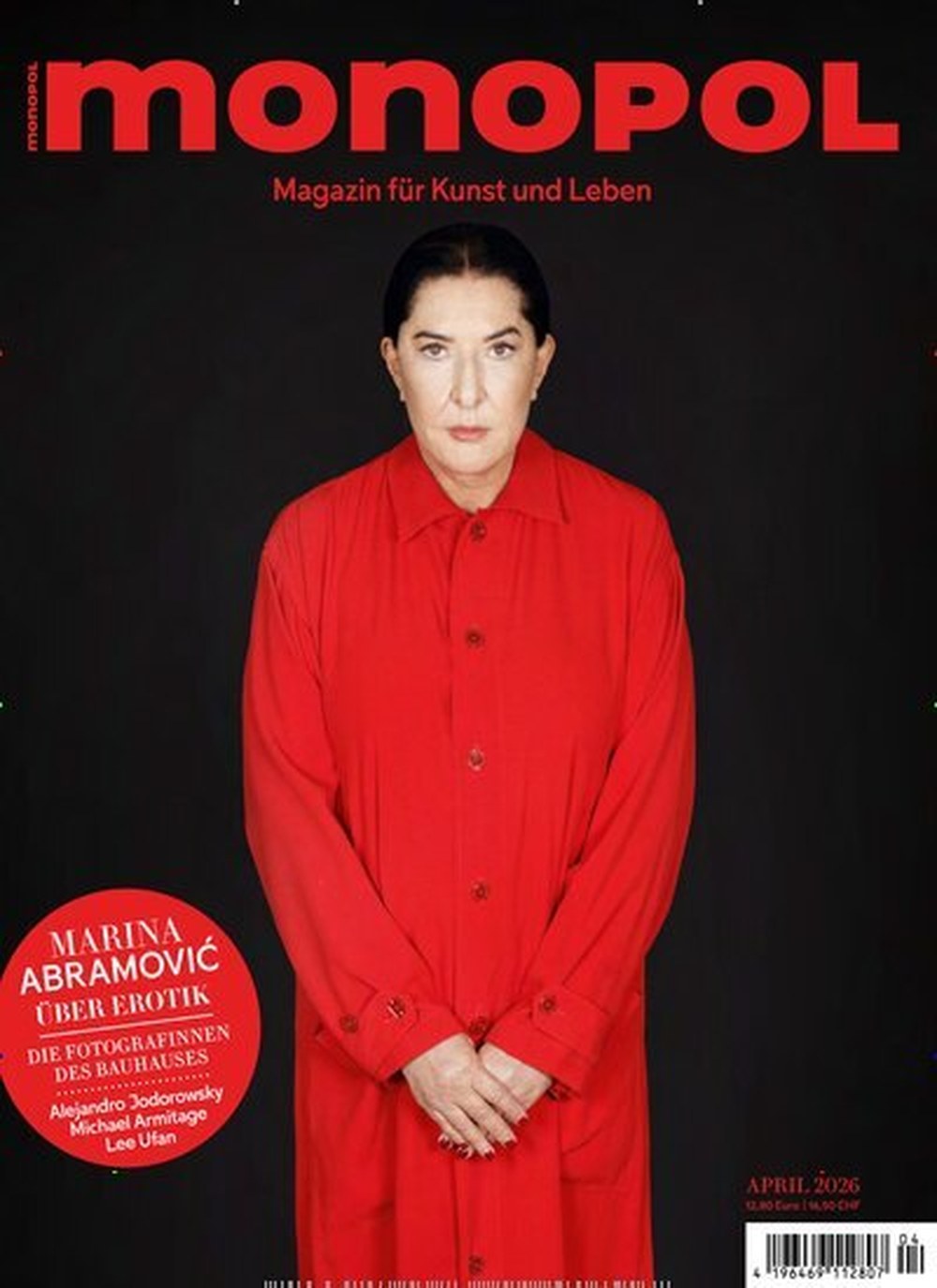 Monopol Magazin Deutschland 2026-04 Marina Abramović Alejandro Jodorowsky Michael Armitage Lee Ufan