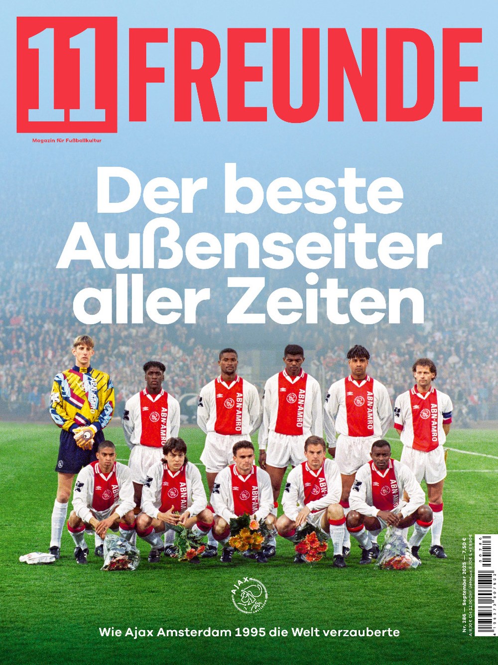 11 Freunde Magazin Deutschland 2025-286 Ajax Amsterdam 1995 Edwin Van Der Sar Frank Rijkaard Patrick Kluivert Edgar Davids