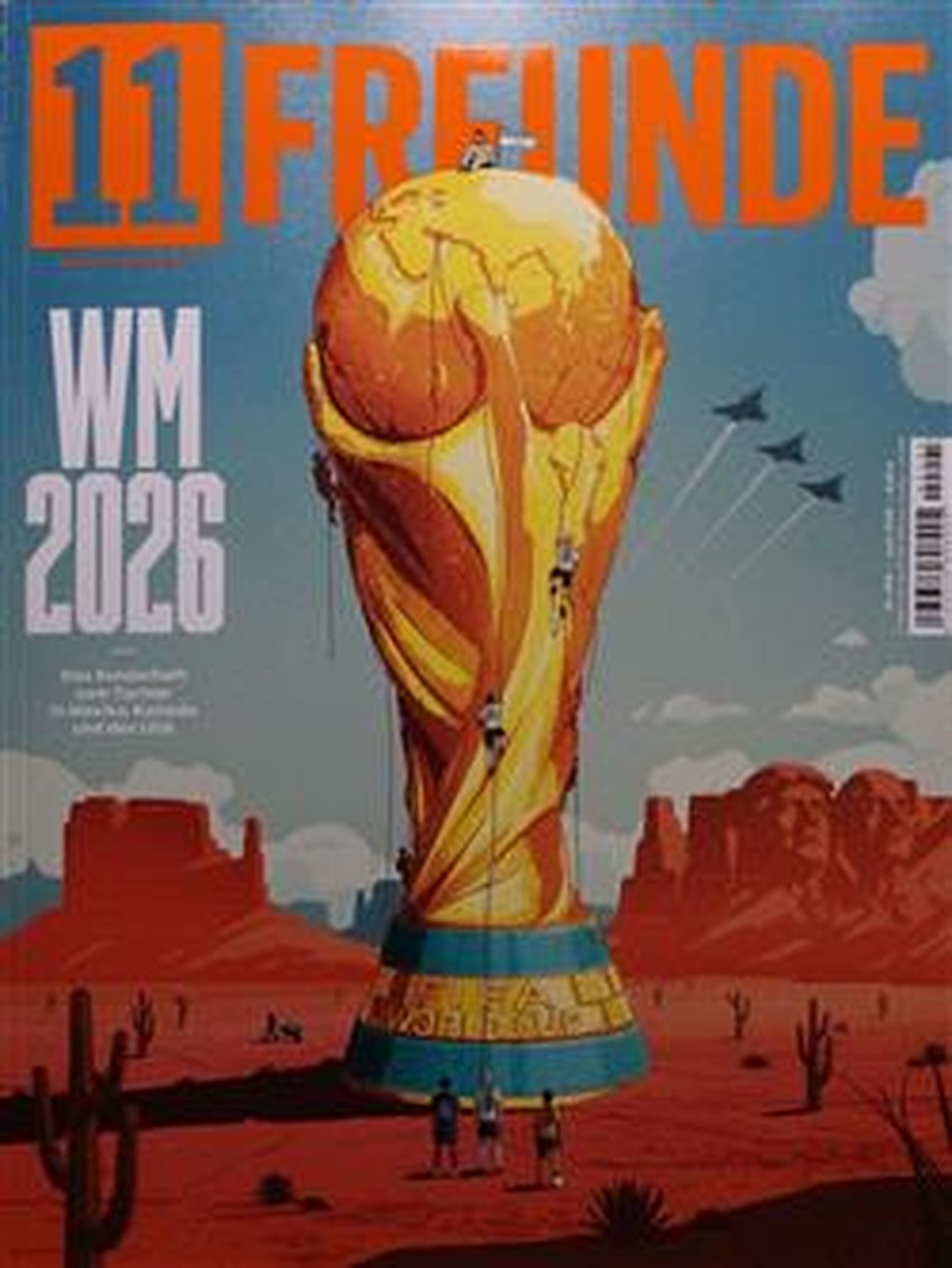 11 Freunde Magazin Deutschland 2026-295 FIFA WM 2026 Fußball WM-Pokal
