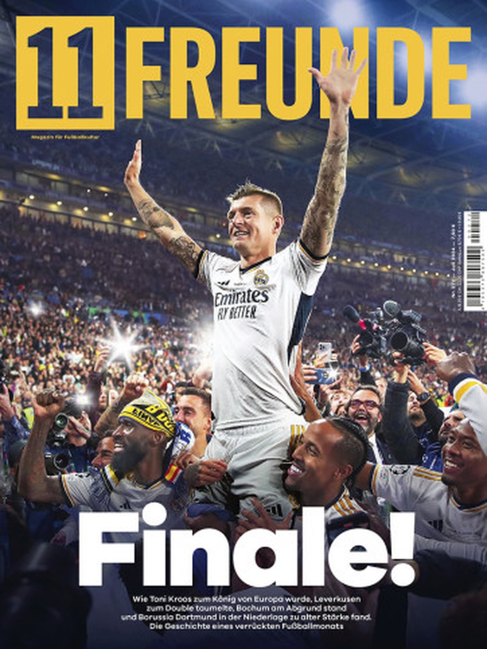 11 Freunde Magazin Deutschland 2024-272 Toni Kroos Antonio Rüdiger Real Madrid