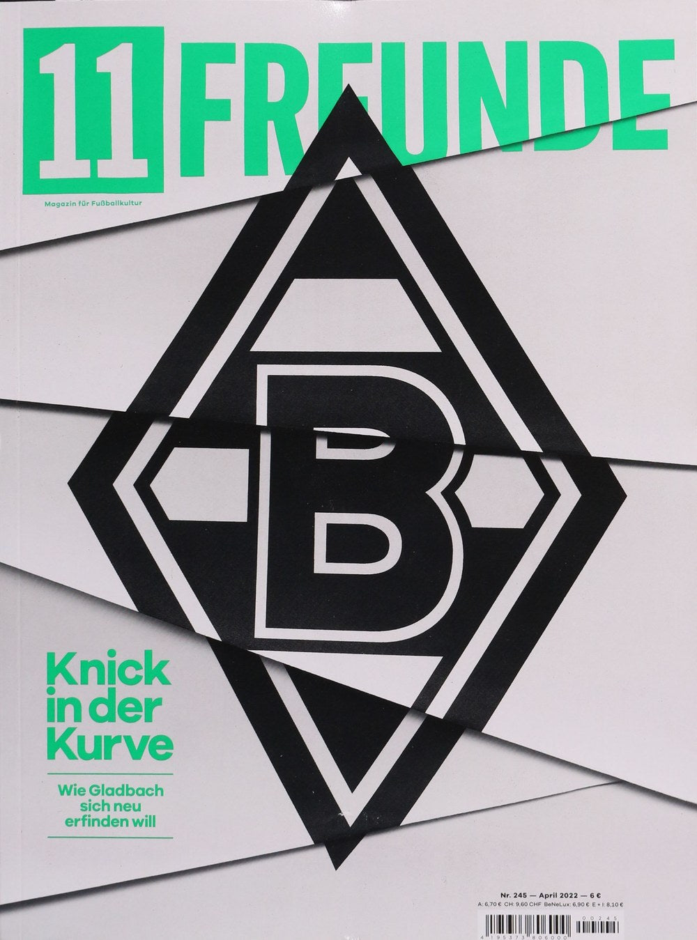 11 Freunde Revista Alemanha 2022 Borussia Mönchengladbach Edição original