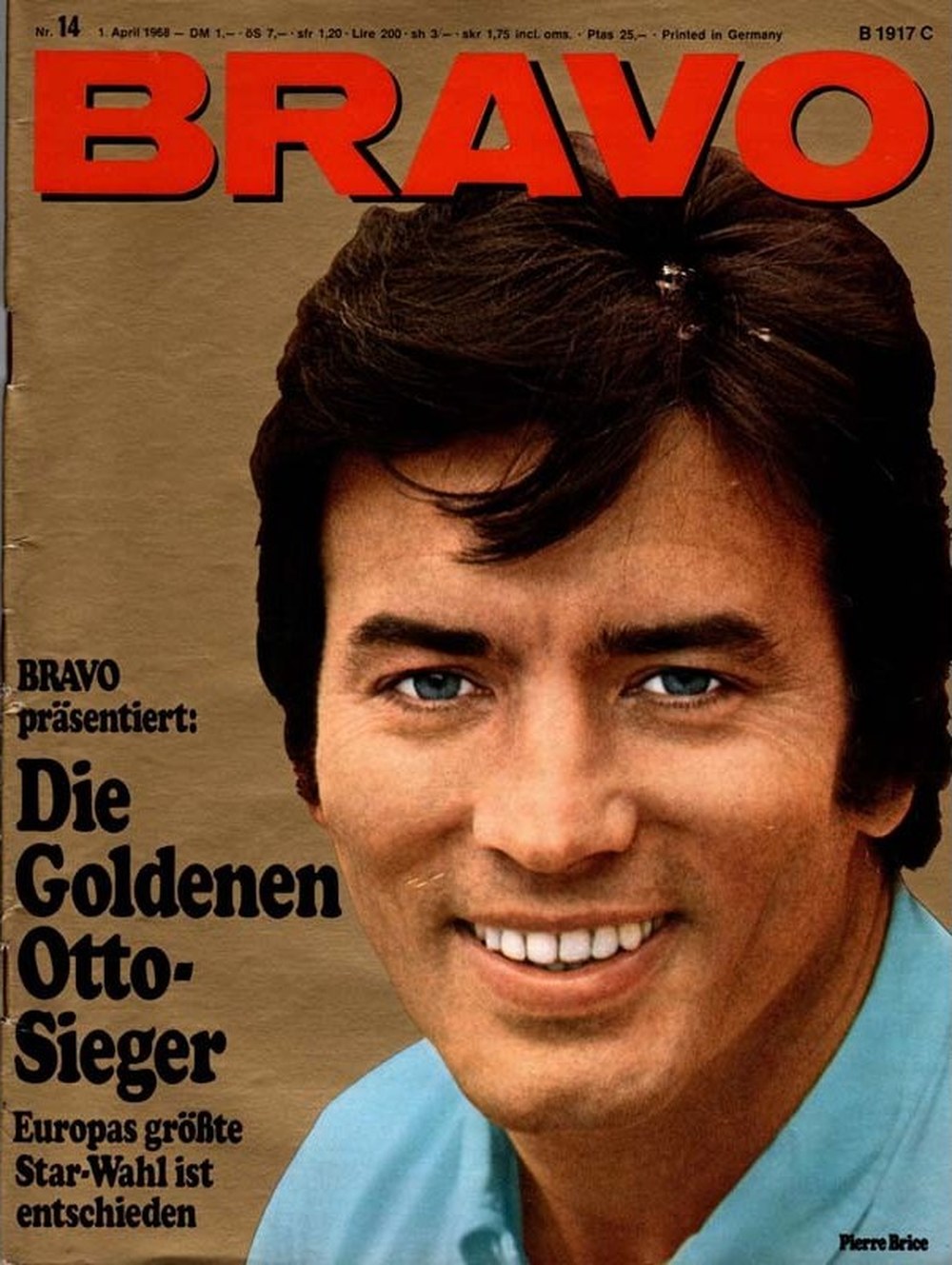 Bravo Magazin Deutschland 1968-14 Pierre Brice