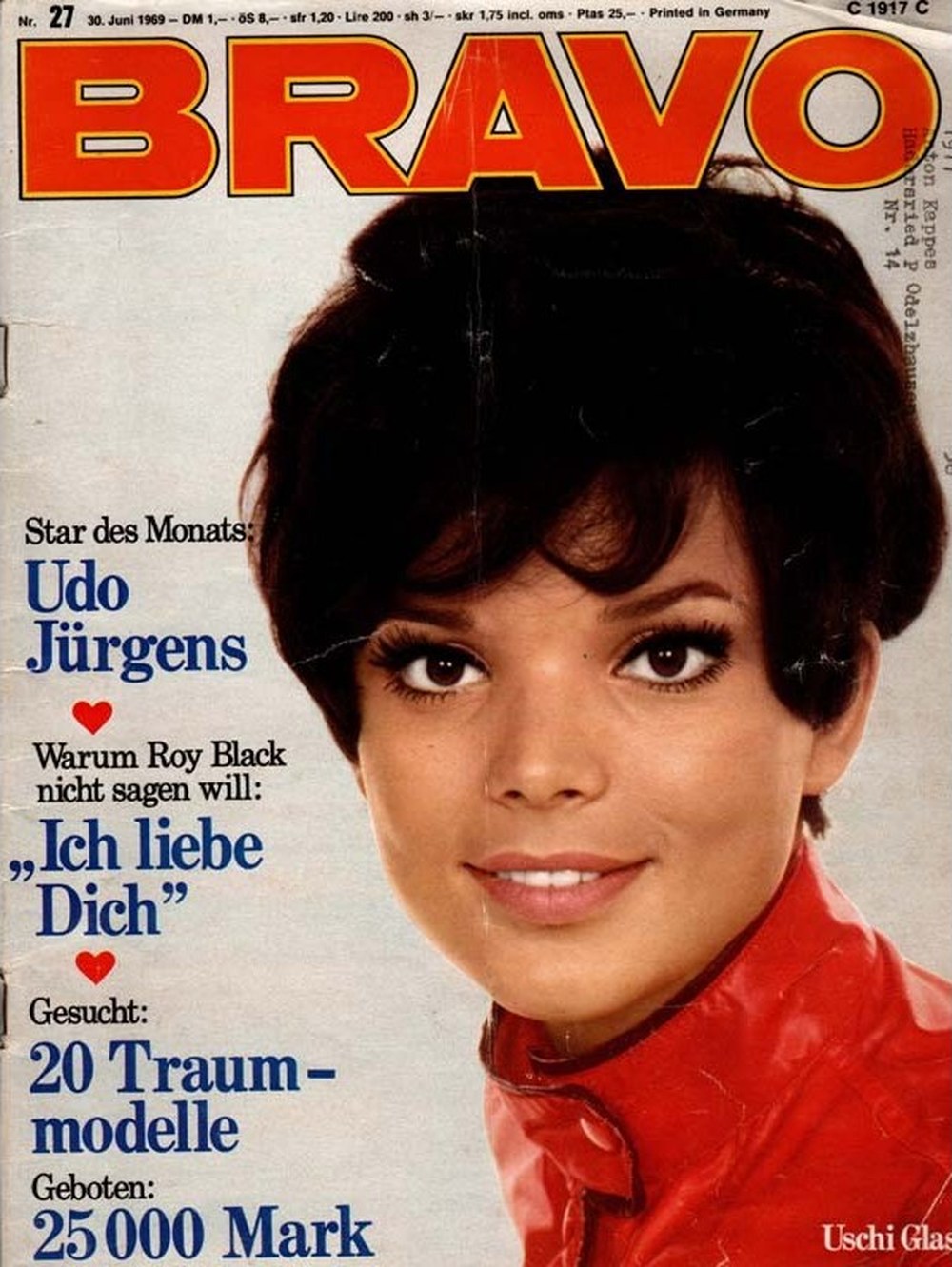 Bravo Magazin Deutschland 1969-27 Uschi Glas Udo Jürgens Roy Black