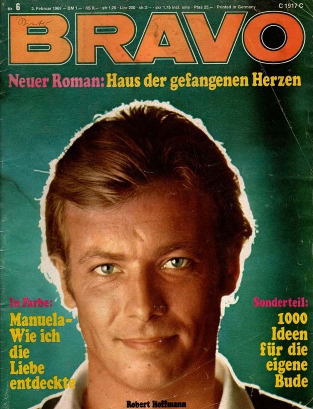 Bravo Magazin Deutschland 1969-06 Robert Hoffmann Manuela