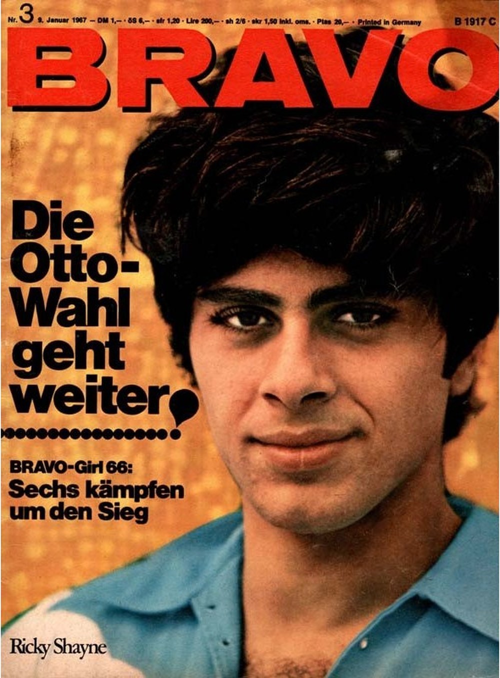 Bravo Magazin Deutschland 1967-03 Ricky Shayne