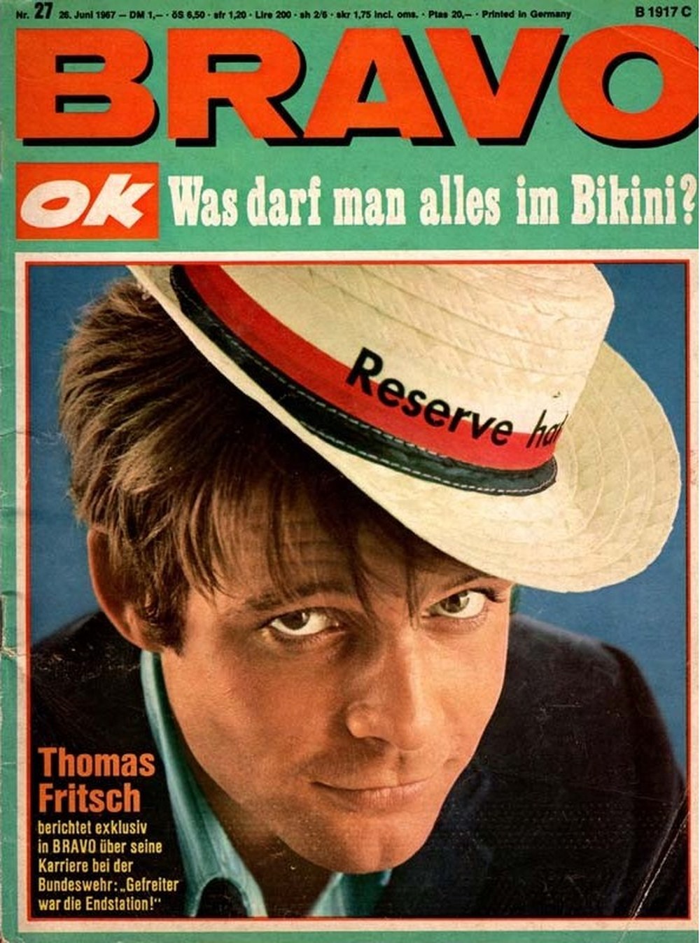 Bravo Magazin Deutschland 1967-27 Thomas Fritsch