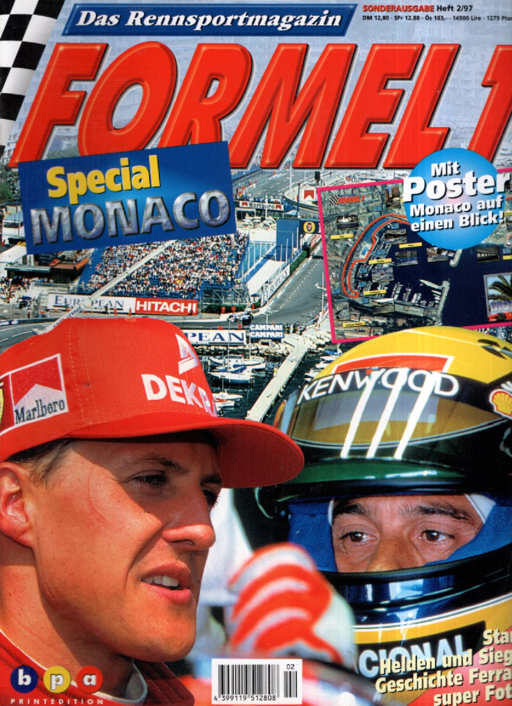 Formel 1 Spezial Magazin Deutschland 1997-02 Michael Schumacher Giancarlo Fisichella