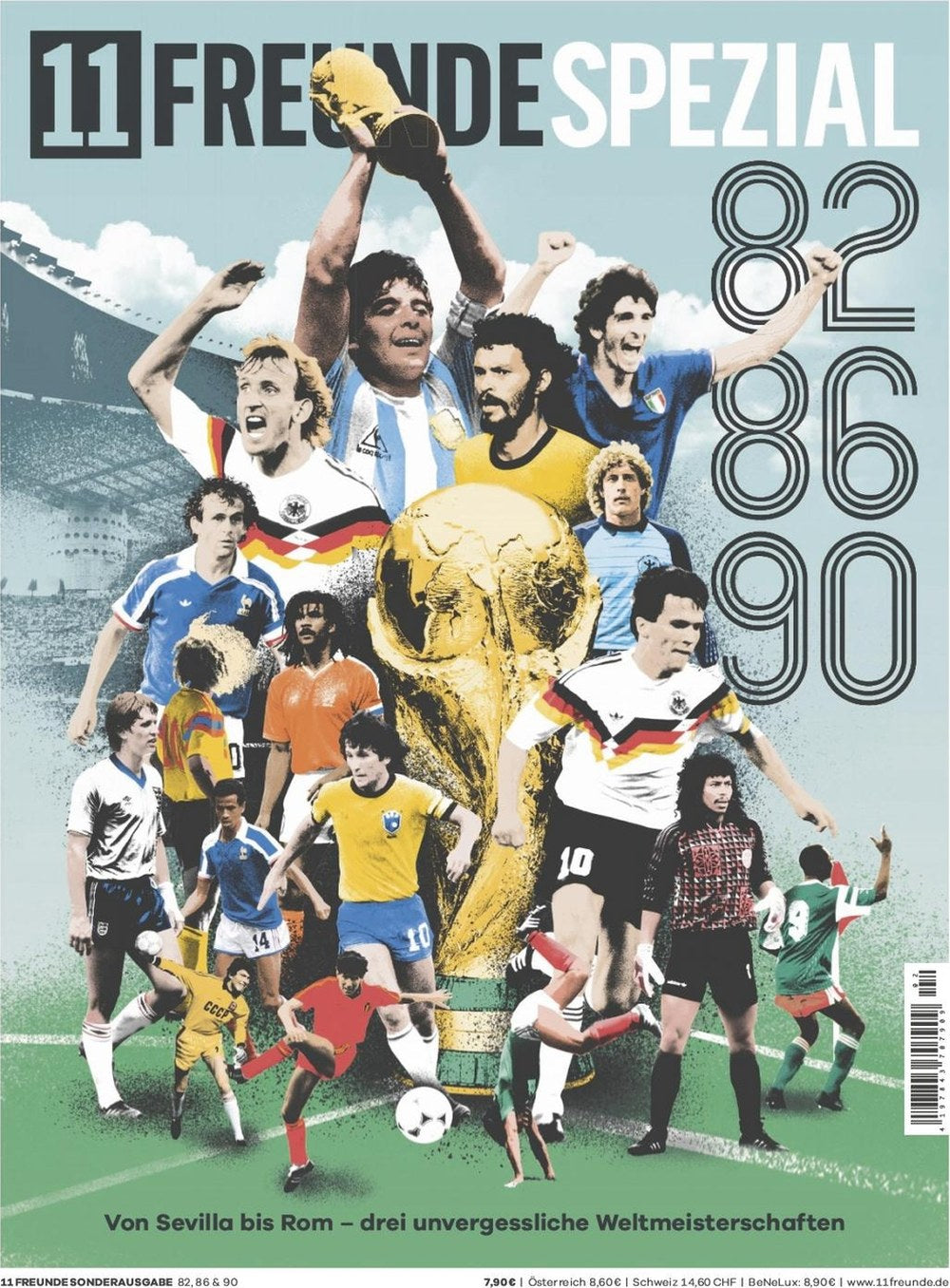 11 Freunde Spezial Magazin Deutschland 2022-02 Diego Maradona Lothar Matthäus Karl-Heinz Rummenigge Sócrates Harald Schumacher