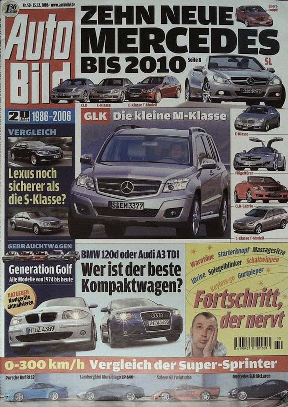 Auto Bild Magazin Deutschland 2006-50 Mercedes Mercedes GLK M-Klasse