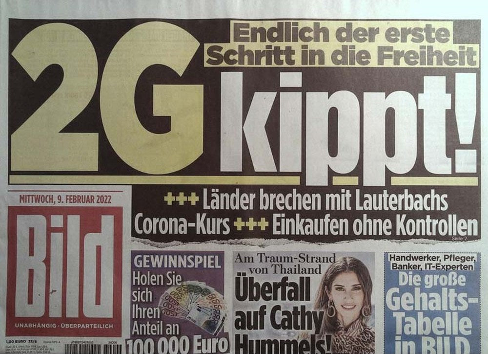 Bild Zeitung Magazin Deutschland 2022-02 Karl Lauterbach Cathy Hummels