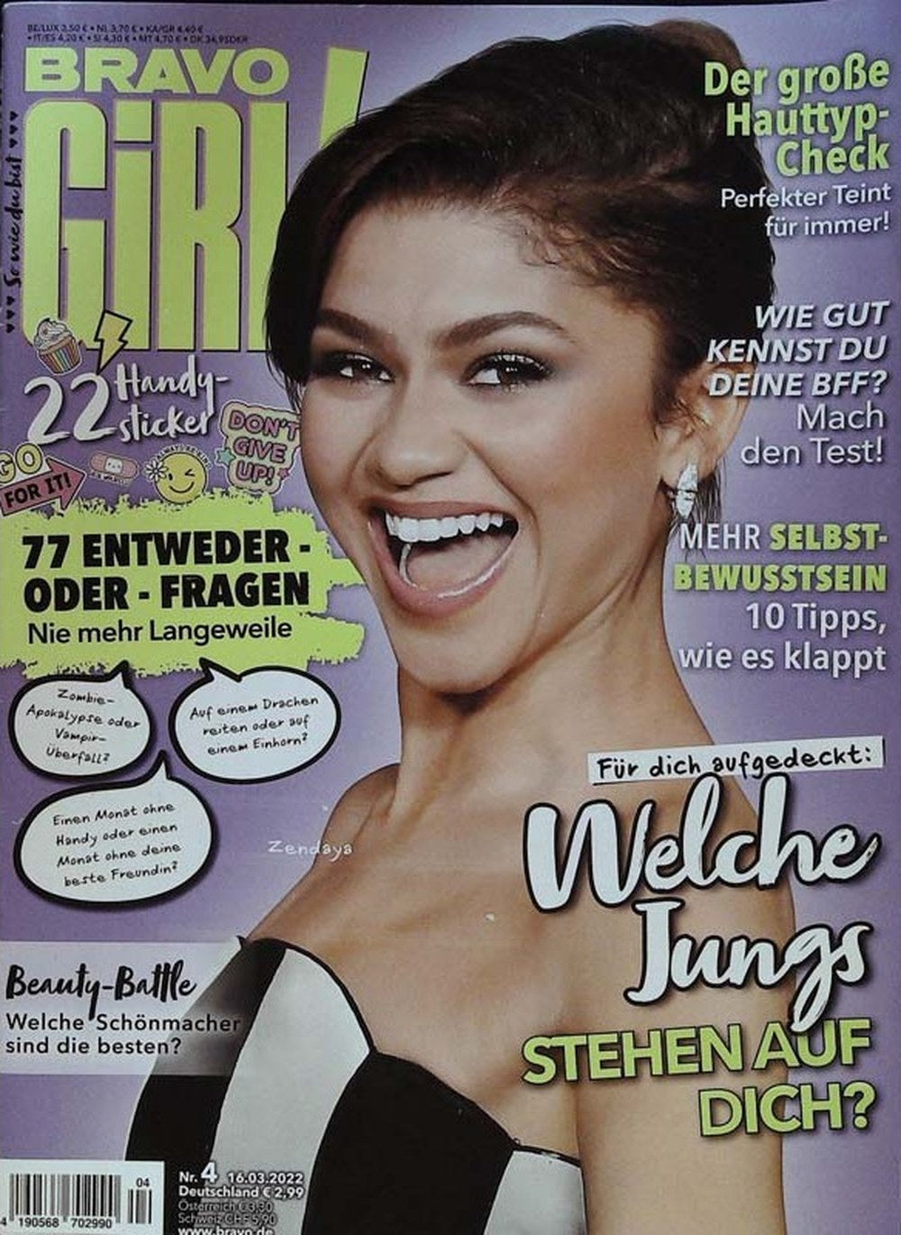 Bravo Girl Magazin Deutschland 2022-04 Zendaya