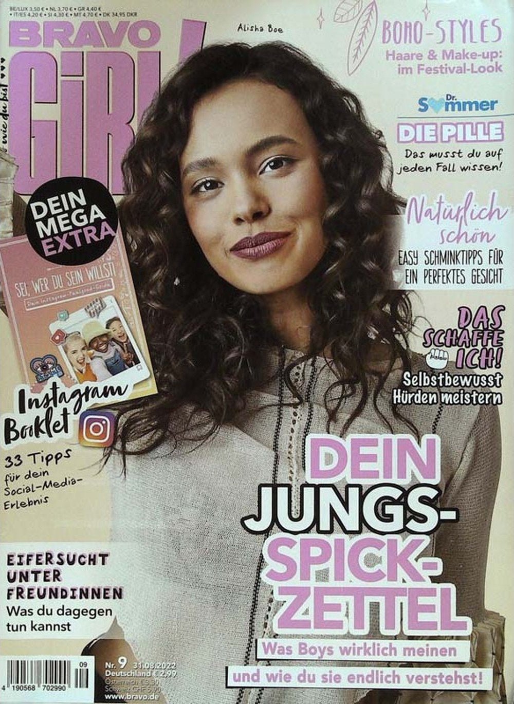 Bravo Girl Magazin Deutschland 2022-09 Alisha Boe
