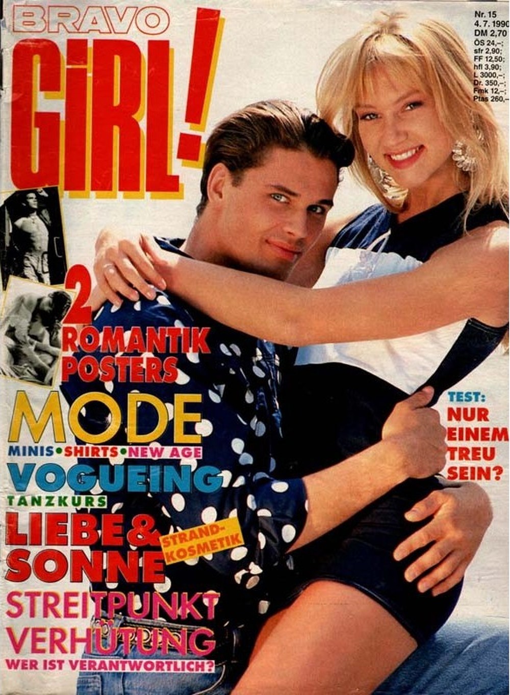 Bravo Girl Magazin Deutschland 1990-15 Mode Voguing Tanz
