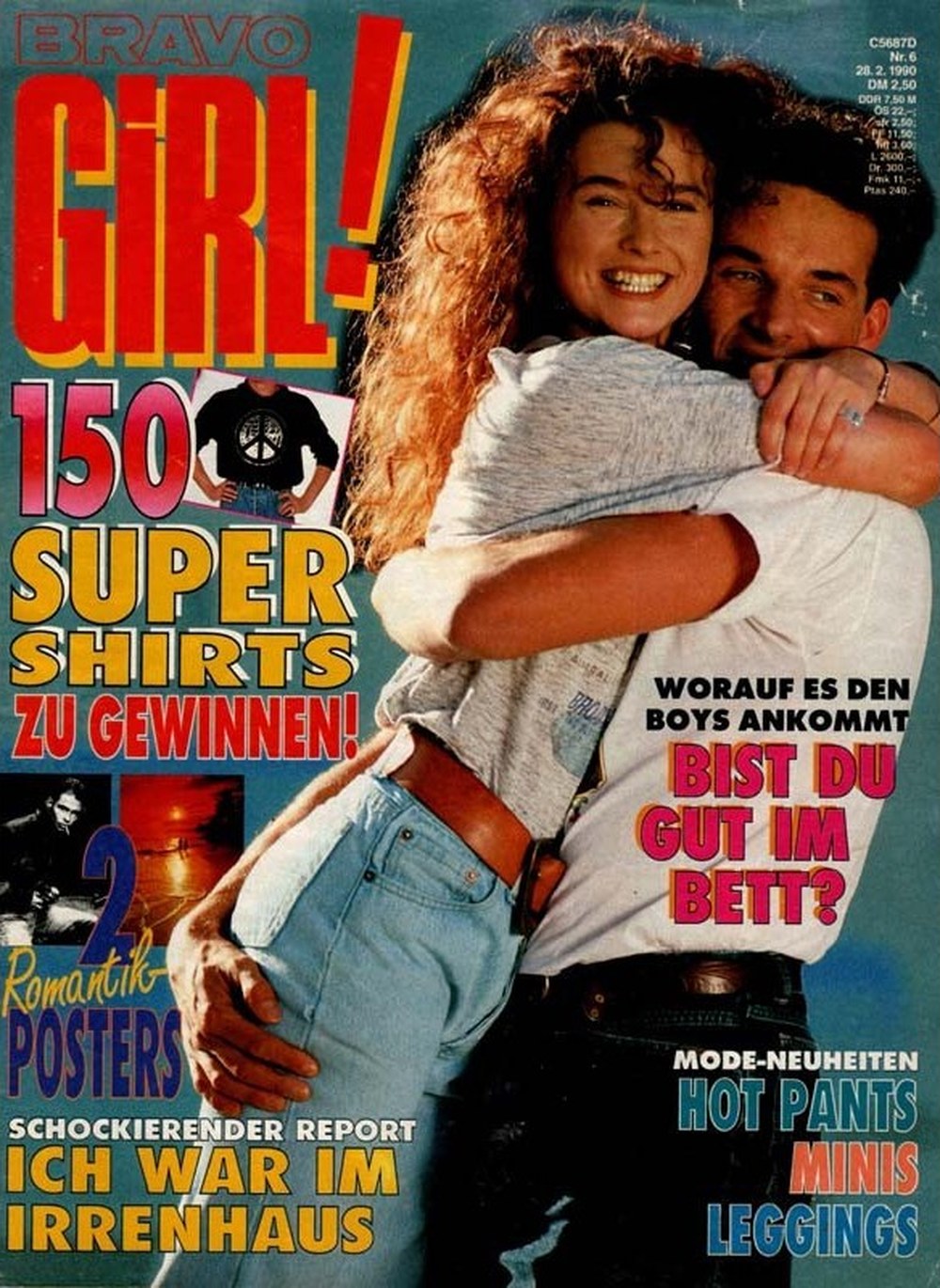 Bravo Girl Magazin Deutschland 1990-06 Mode Hot Pants Leggings