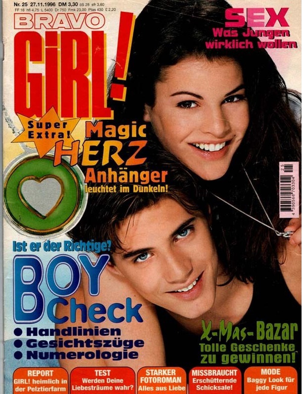 Bravo Girl Tijdschrift Duitsland 1996-25 Originele uitgave