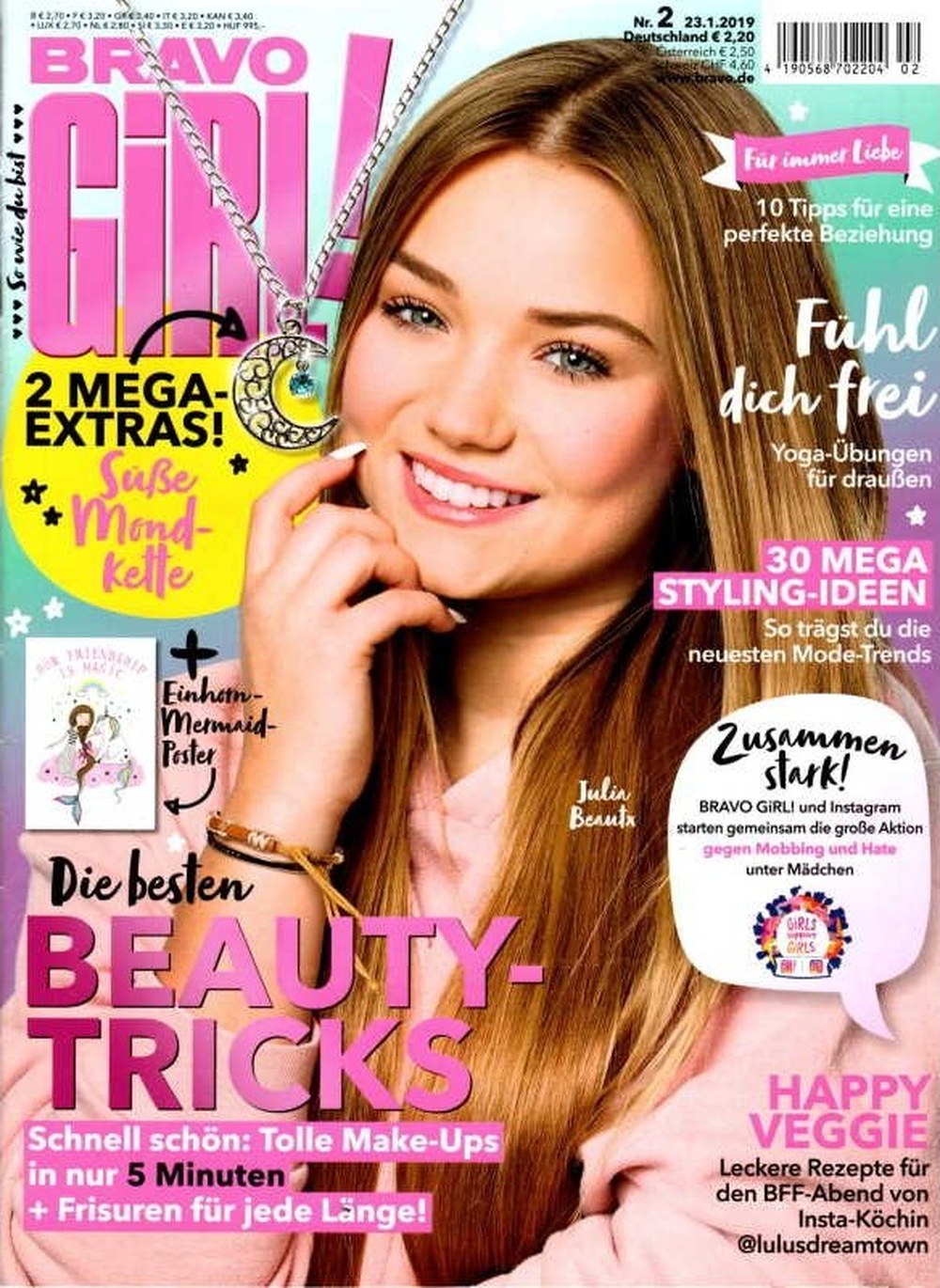 Bravo Girl Magazin Deutschland 2019-02 Julia Beautx