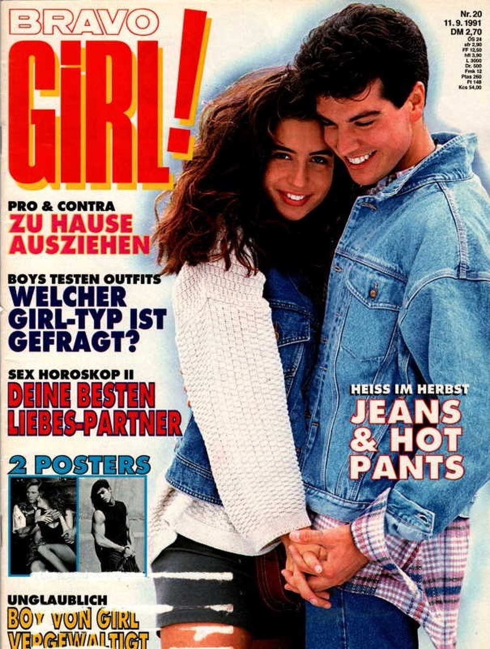 Bravo Girl Magazin Deutschland 1991-20 Jeans Und Hotpants Dating Und Beziehungen Ausziehen Von Zuhause