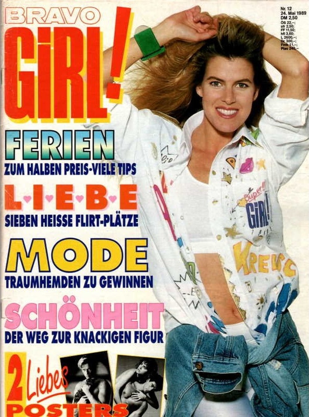 Bravo Girl Magazin Deutschland 1989-12 Mode Der 1980er Reisetipps Dating-Ratgeber