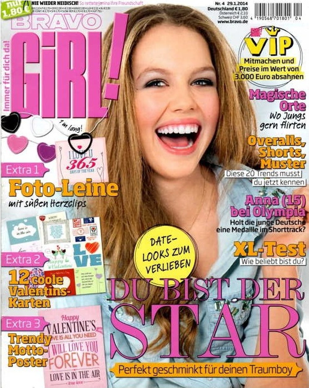 Bravo Girl Magazin Deutschland 2014-04 Anna Seidel