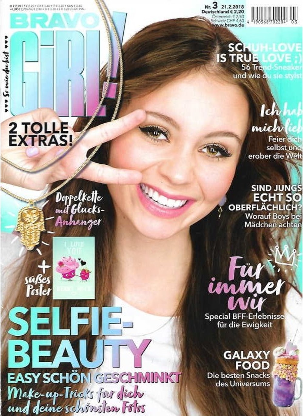 Bravo Girl Magazin Deutschland 2018-03 Selfie Beauty Make-up