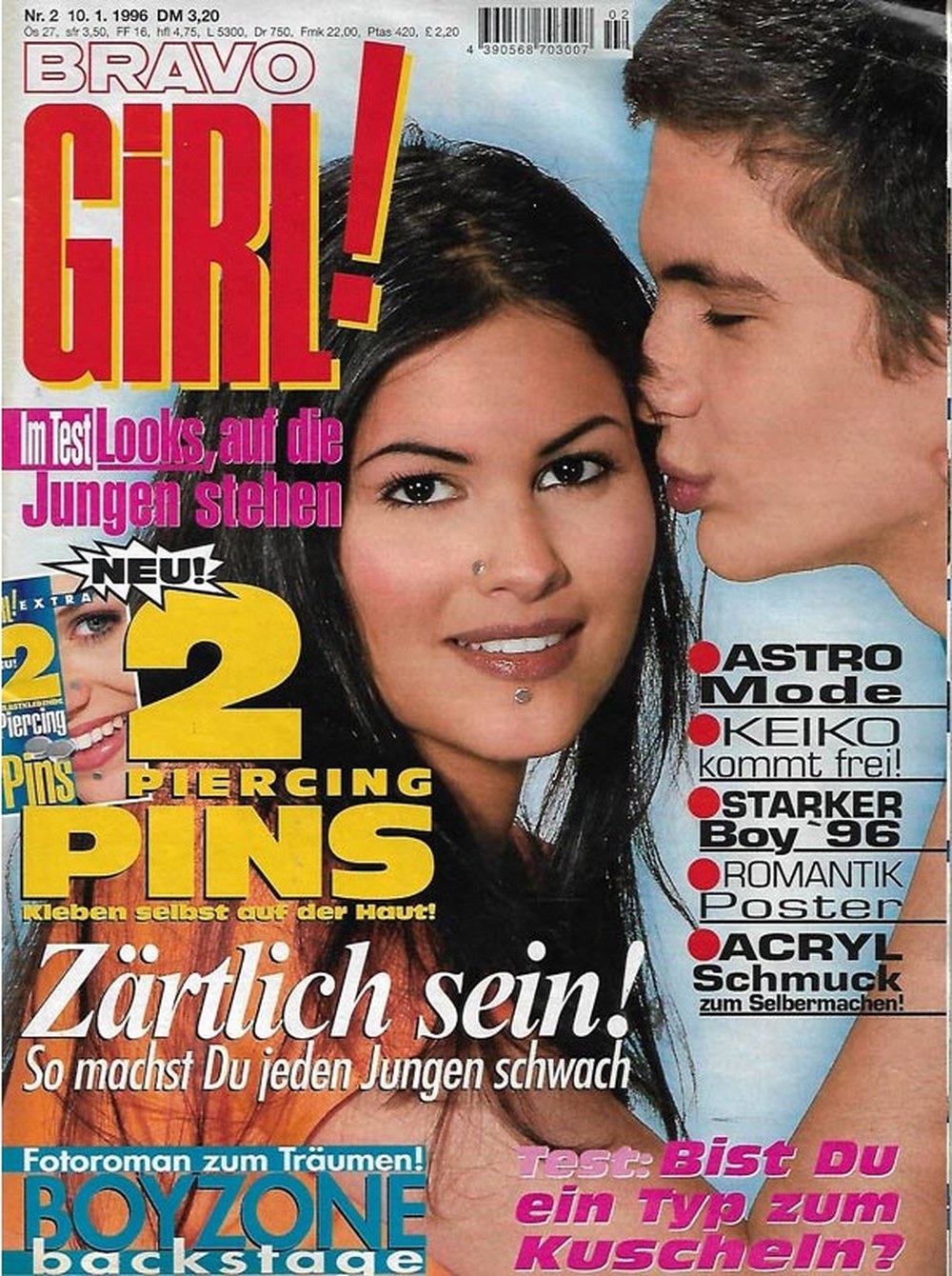 Bravo Girl Magazin Deutschland 1996-02 Boyzone
