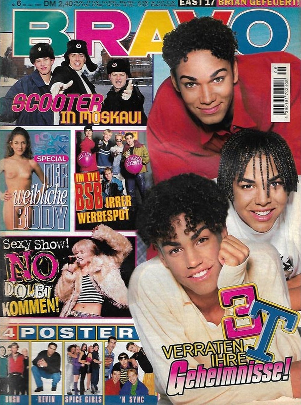 Bravo Magazin Deutschland 1997-06 3T Scooter No Doubt Backstreet Boys East 17
