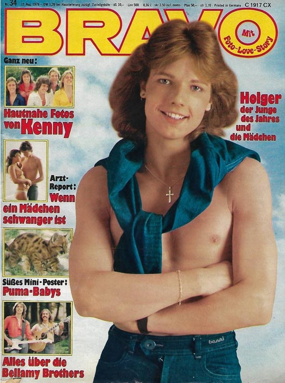 Bravo Magazin Deutschland 1976-34 Holger Thomas Kenny Bellamy Brothers