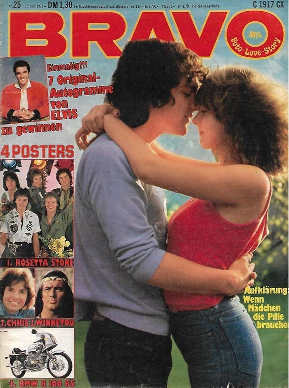 Bravo Magazin Deutschland 1978-25 Elvis Presley Rosetta Stone