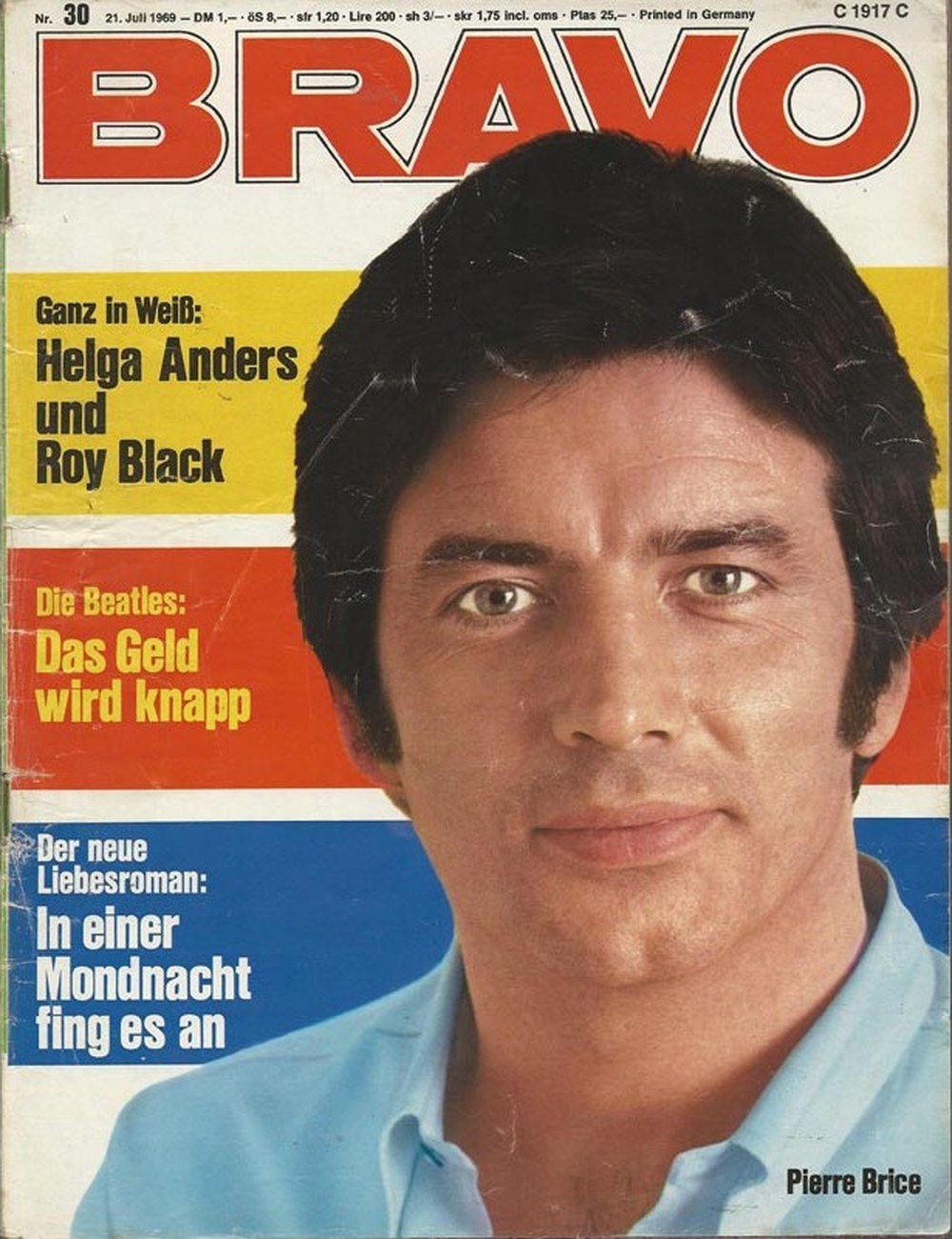 Bravo Magazin Deutschland 1969-30 Pierre Brice Helga Anders Roy Black The Beatles