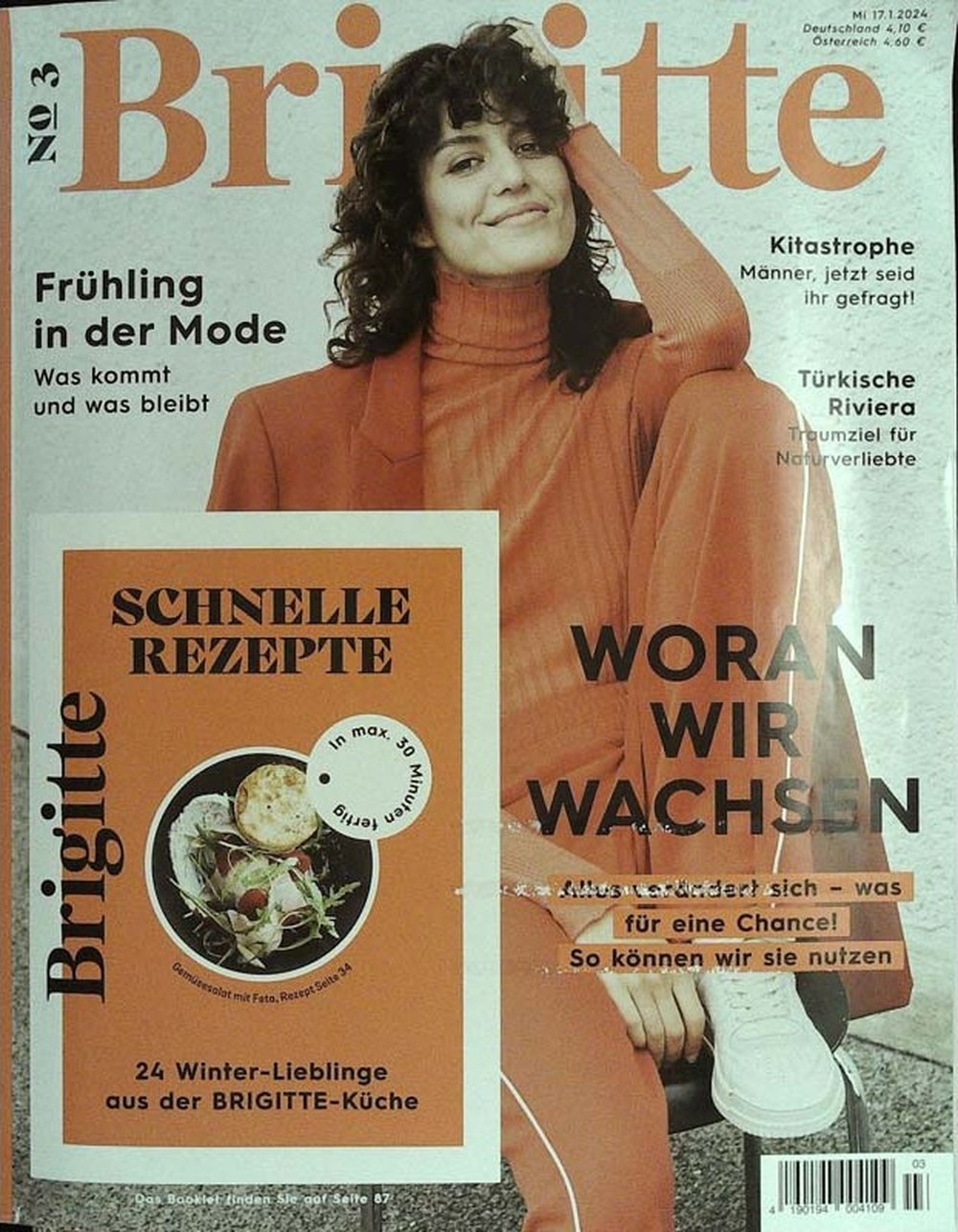 Brigitte Magazin Deutschland 2024-03 Frühlingsmode Schnelle Rezepte Türkische Riviera