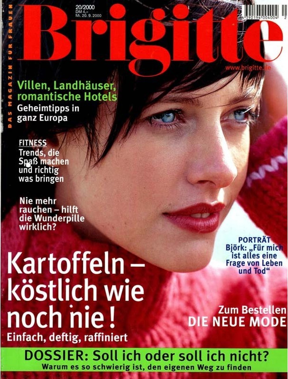 Brigitte Magazin Deutschland 2000-20 Björk