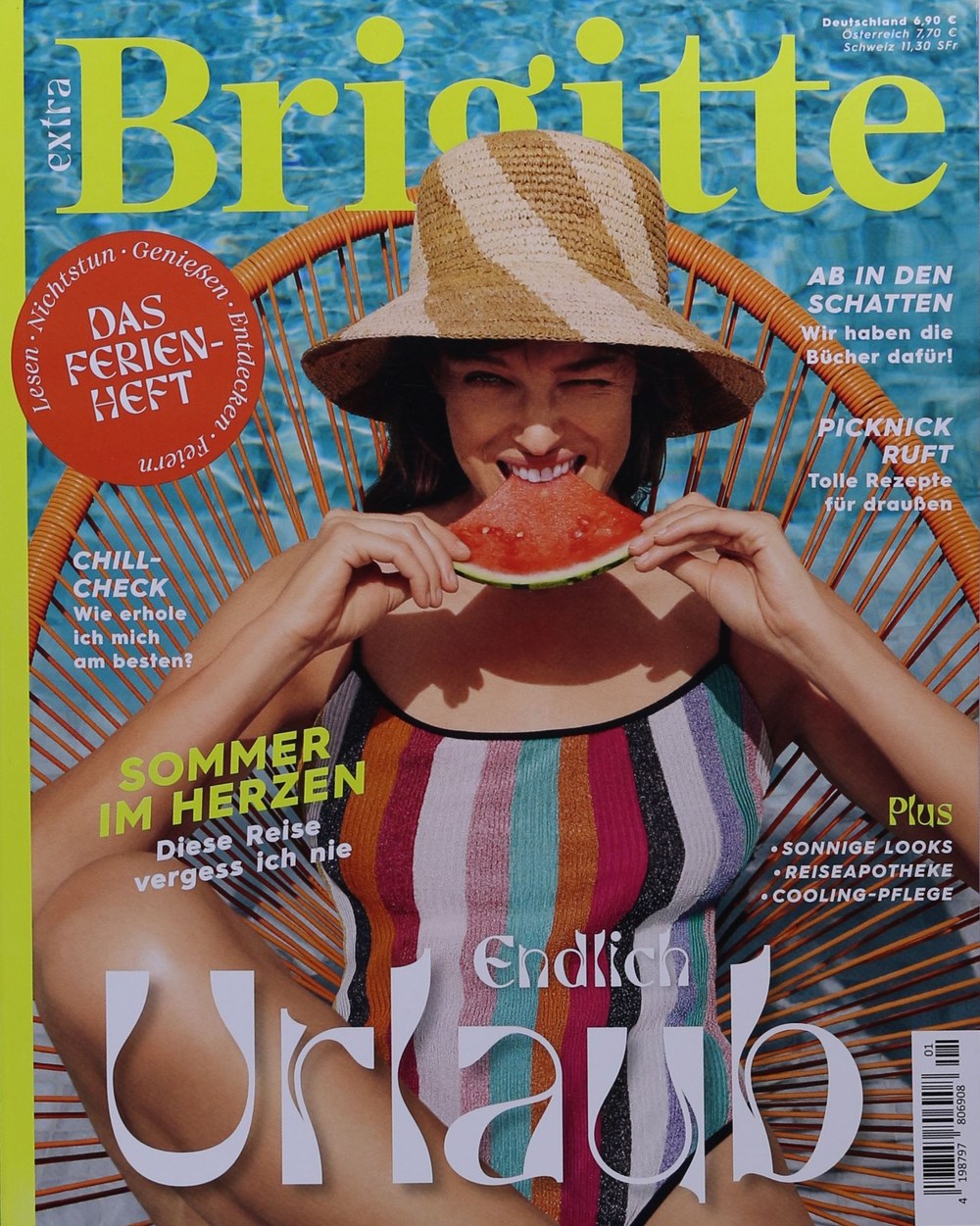 Brigitte Magazin Deutschland 2026-01 Sommerurlaub Ferienrezepte Picknick