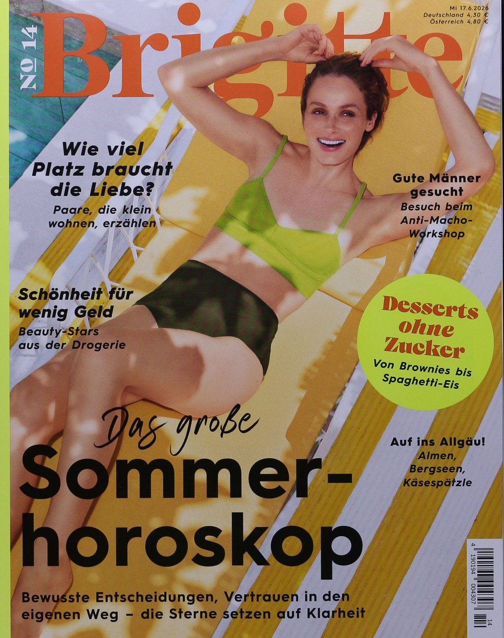 Brigitte Magazin Deutschland 2026-14 Sommerhoroskop Liebe Wohnen
