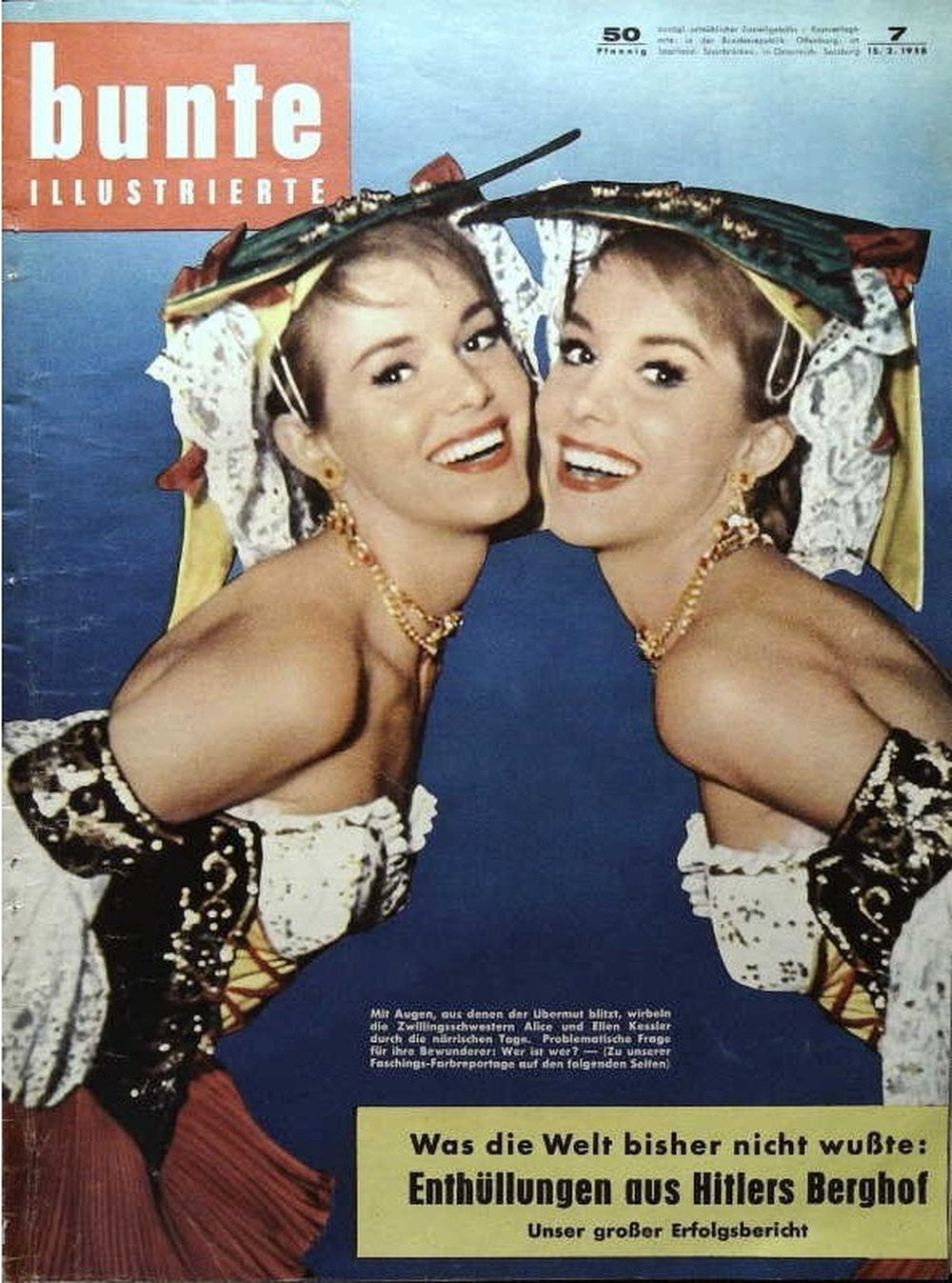 Bunte Magazin Deutschland 1958-07 Alice Kessler Ellen Kessler