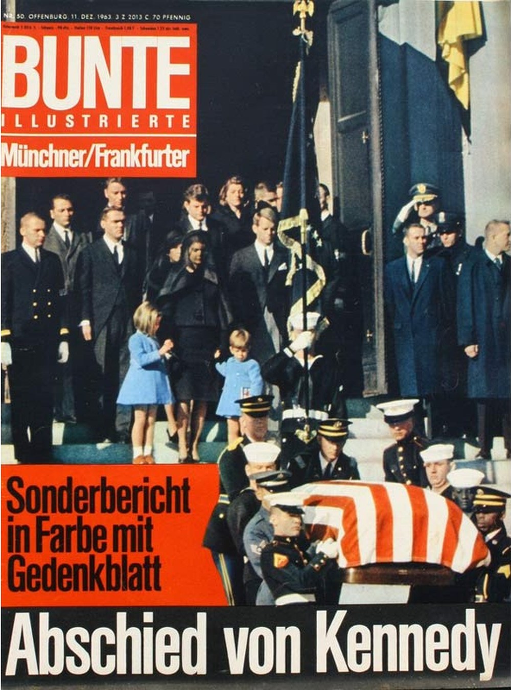 Bunte Magazin Deutschland 1932-50 John F. Kennedy Jacqueline Kennedy Robert F. Kennedy Caroline Kennedy John F. Kennedy Jr.