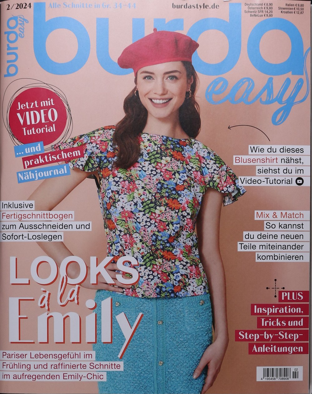 Burda Easy Magazin Deutschland 2024-02 Emily In Paris