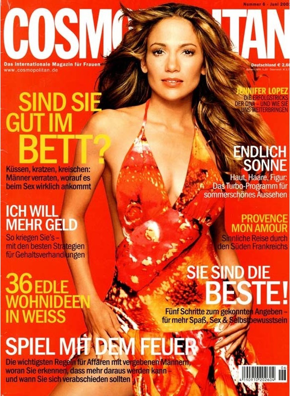 Cosmopolitan Magazin Deutschland 2002-06 Jennifer Lopez