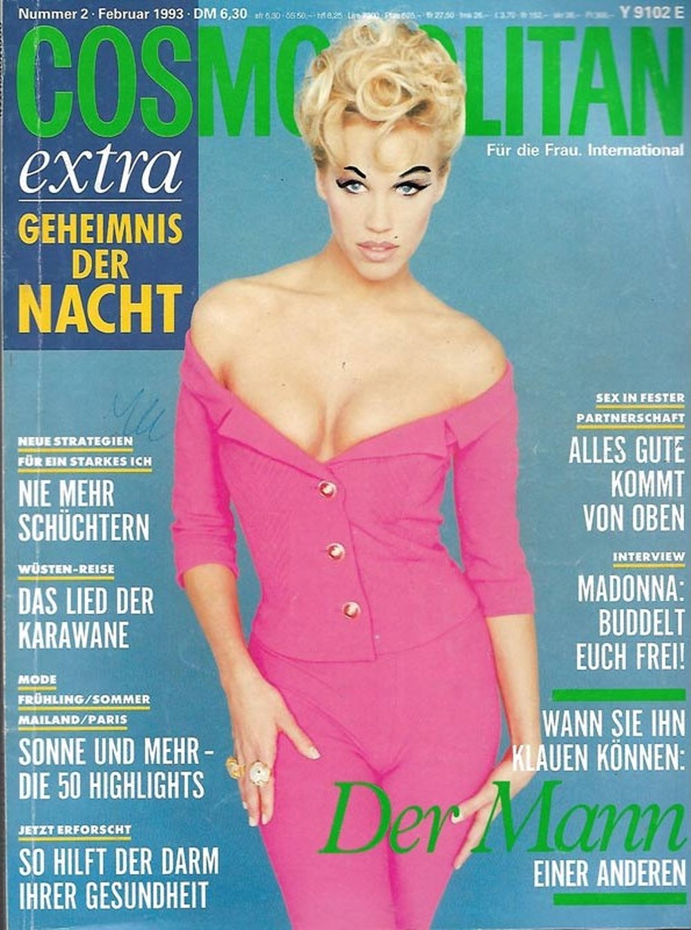 Cosmopolitan Magazin Deutschland 1993-02 Linda Evangelista Madonna