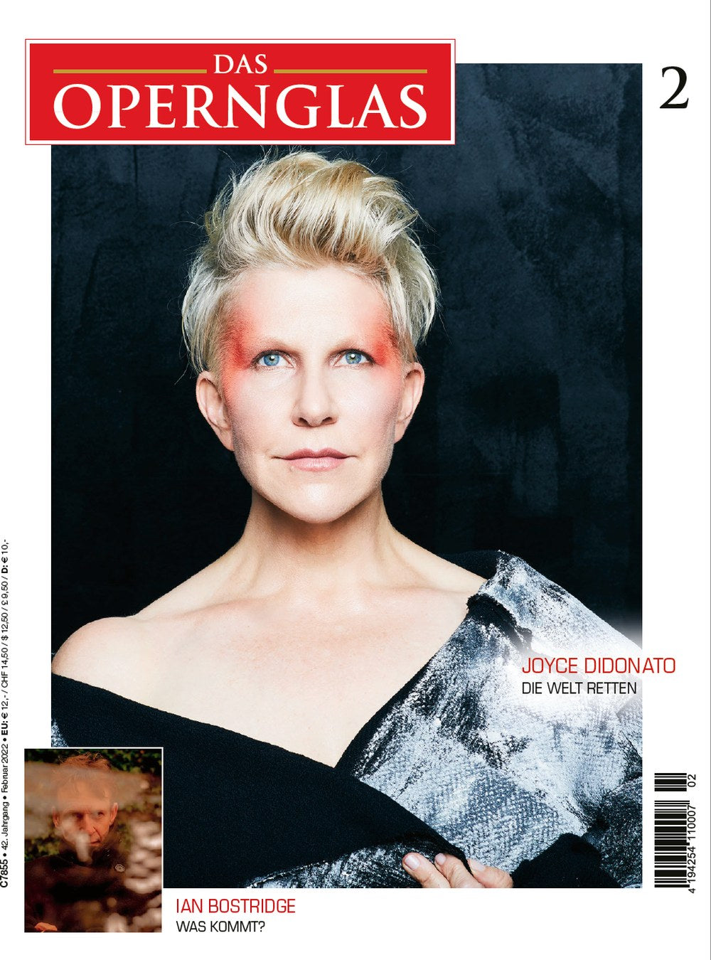 Das Opernglas Magazin Deutschland 2022-02 Joyce DiDonato Ian Bostridge