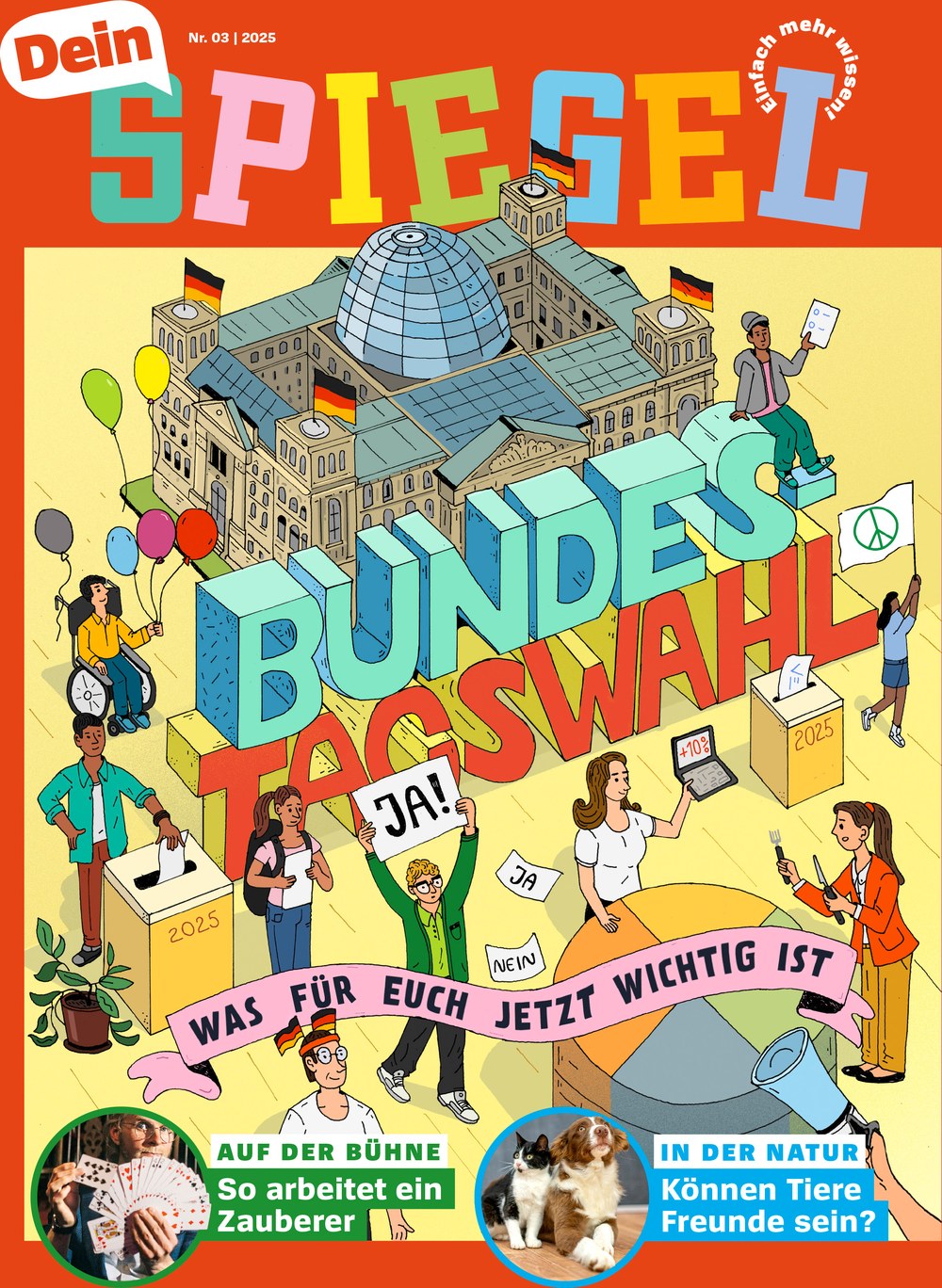Dein Spiegel Magazin Deutschland 2025-03 Bundestagswahl 2025 Reichstagsgebäude Demokratie