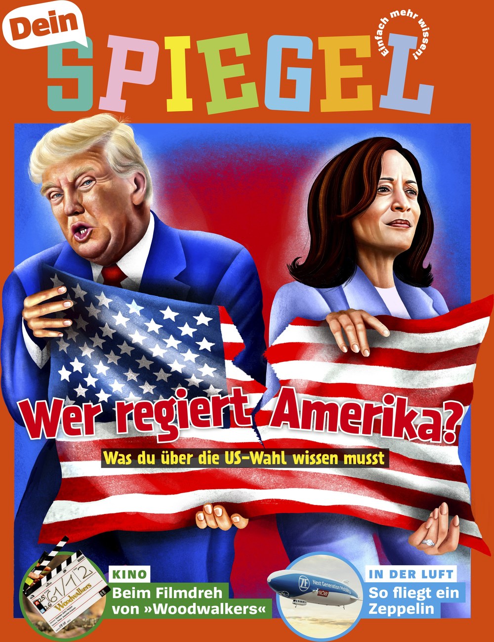 Dein Spiegel Magazin Deutschland 2024-11 Donald Trump Kamala Harris