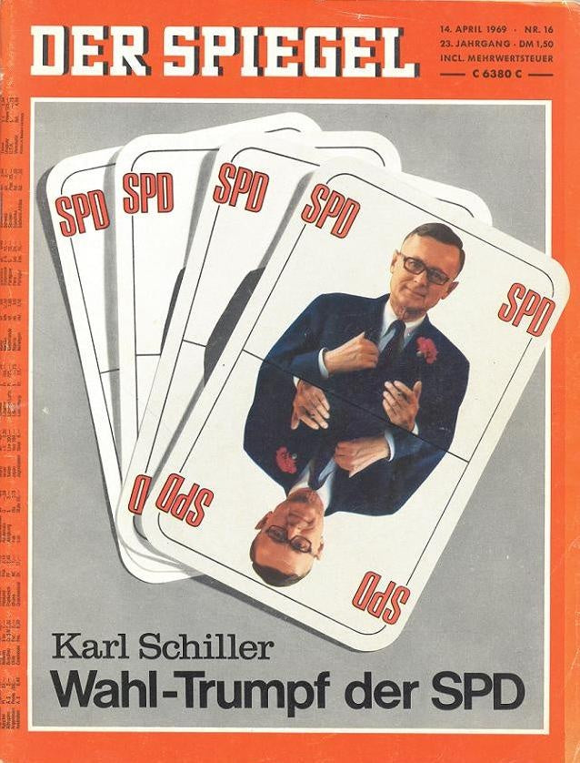 Der Spiegel Magazin Deutschland 1969-16 Karl Schiller SPD